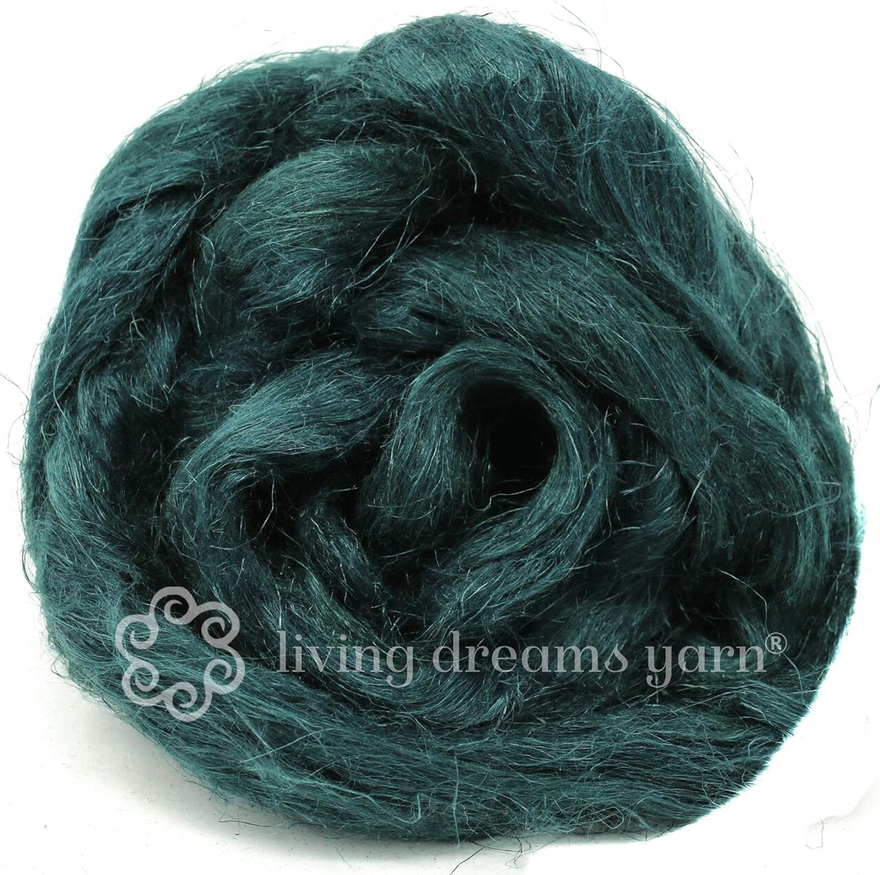 Flax/Linen - Beautifully Dyed Vivid Colors, Combed Top Roving for Spinning, Blending, Felting, Weaving.